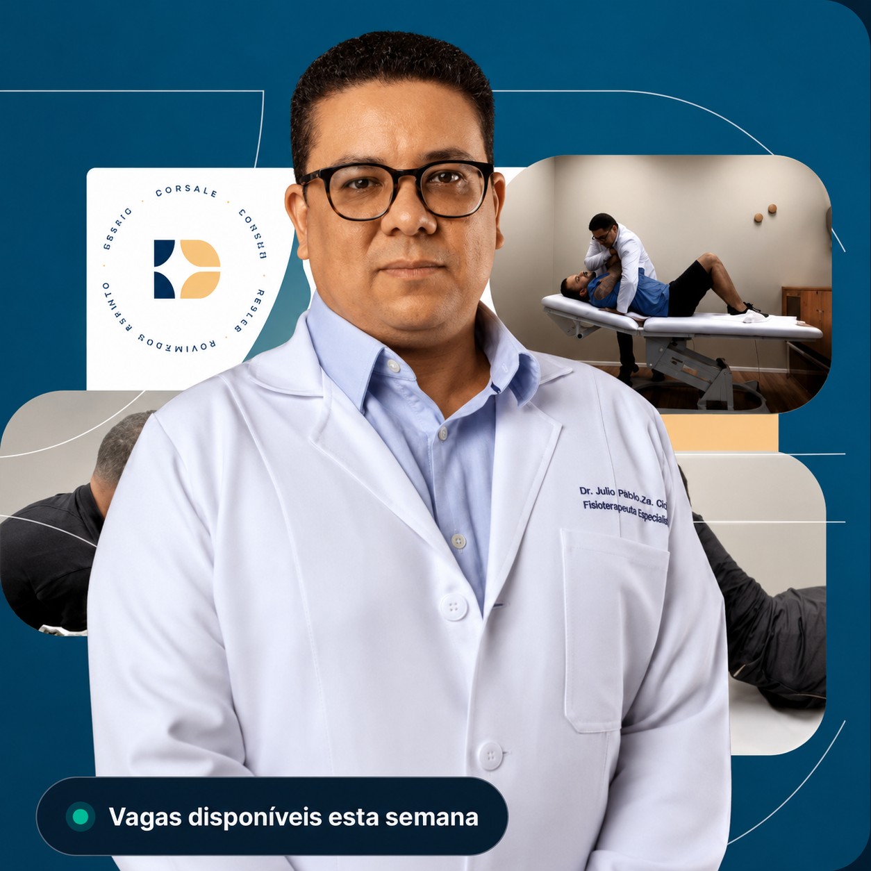 Dr. João De Grande e recursos clínicos do Consultório Dorsale